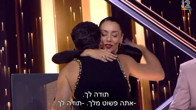 לאה ינאי , דור הררי (צילום: צילום מסך קשת 12)