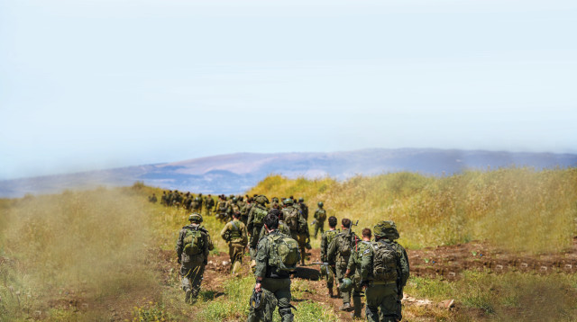 חיילי מילואים ברמת הגולן (צילום: איל מרגולין, פלאש 90)