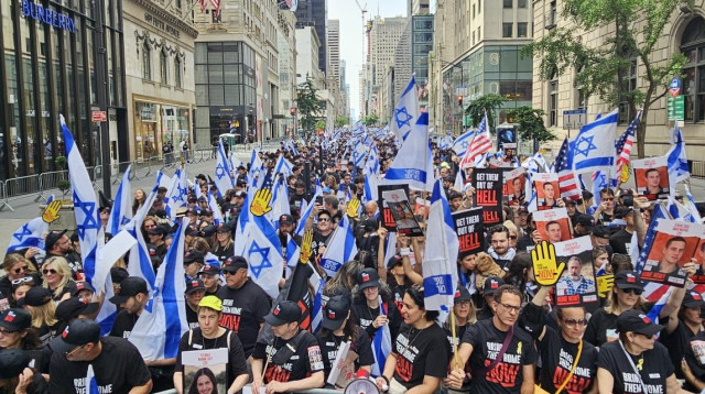 העצרת בניו יורק (צילום: יוחאי חרש)