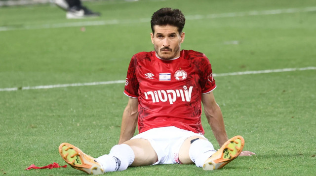 שחקן הפועל באר שבע הלדר לופס אחרי ההפסד בגמר גביע המדינה 2024 (צילום: דני מרון)