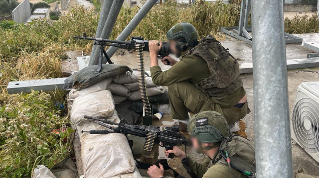 כוחות צה"ל באזור טול כרם (צילום: דובר צה"ל)