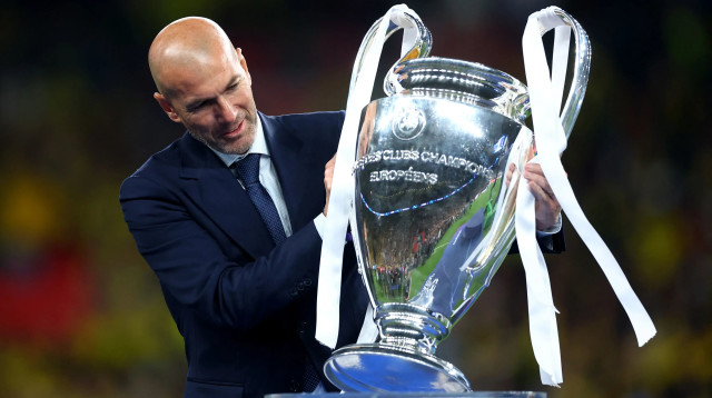 זינדין זידאן לפני גמר ליגת האלופות 2024 (צילום: רויטרס)