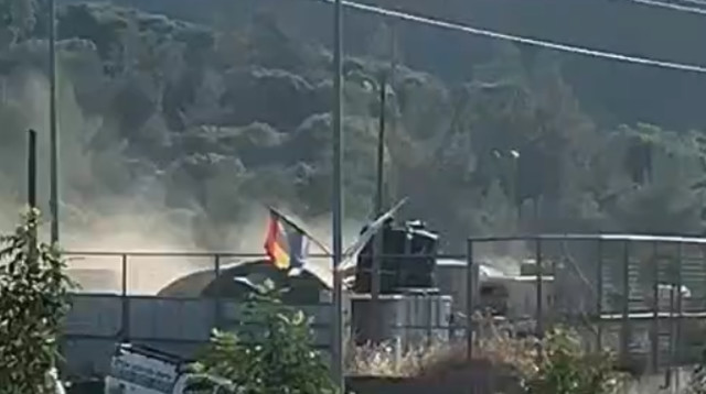 זירת האירוע בחורפיש (צילום: צילום מסך)