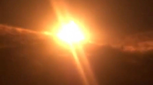 הפיצוץ בטובאס (צילום: צילום מסך)