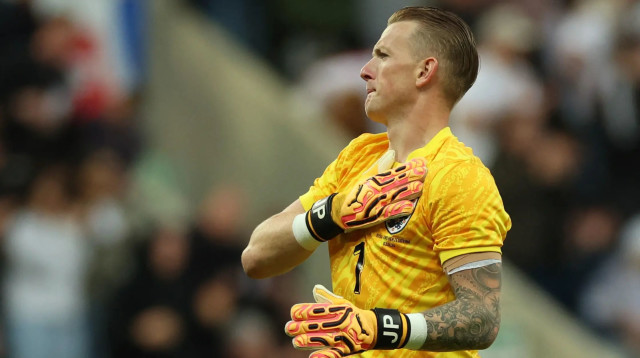 ג'ורדן פיקפורד שוער נבחרת אנגליה (צילום: רויטרס)