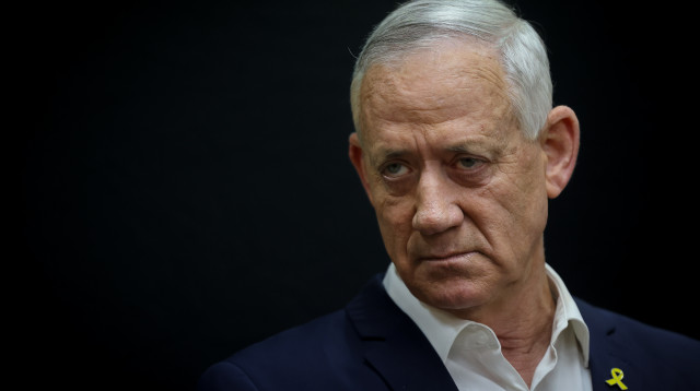 בני גנץ (צילום: Chaim Goldberg/Flash90)