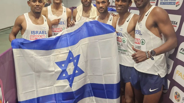 נבחרת ישראל, חצי מרתון, אחרי הזכייה במדליית כסף, אליפות אירופה 2024 (צילום: אתר רשמי, איגוד האתלטיקה)