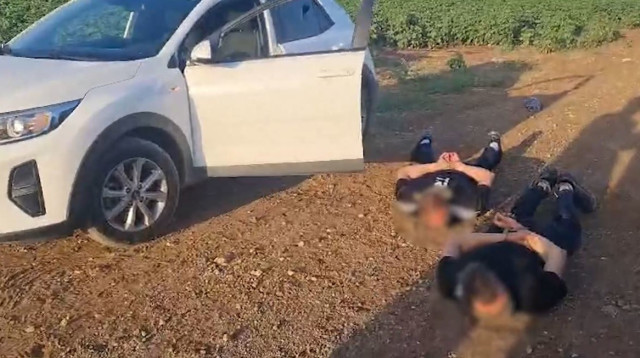 מעצר תושבי טמרה (צילום: דוברות המשטרה)