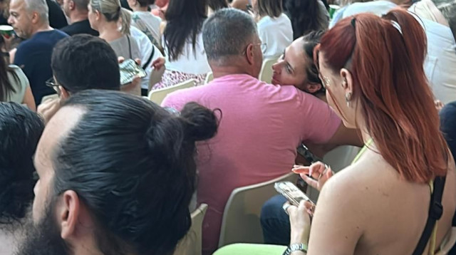 מרינה קבישר נצפתה מתנשקת עם בן הזוג (צילום: פרטי)