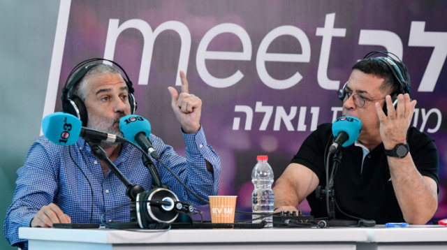 ינון מגל ובן כספית (צילום: אבשלום ששוני, פלאש 90)