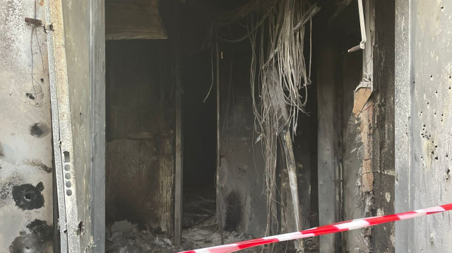 מוצב נחל עוז לאחר הטבח (צילום: דובר צה"ל)