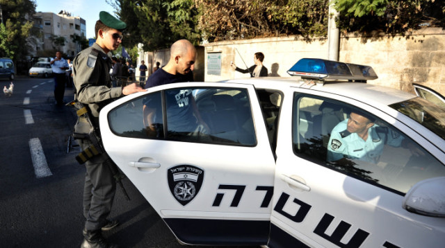 ניידת משטרה (צילום: פלאש 90)