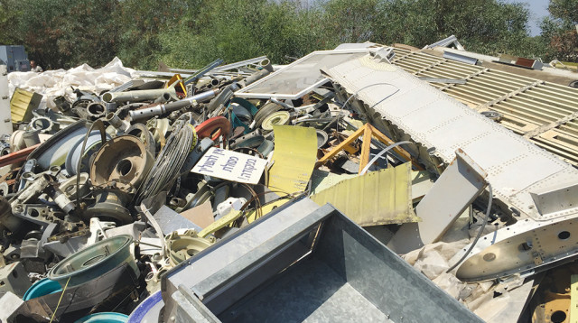 פסולת אלקטרונית באתרים פיראטיים (צילום: באדיבות תאגיד המחזור מ.א.י.)