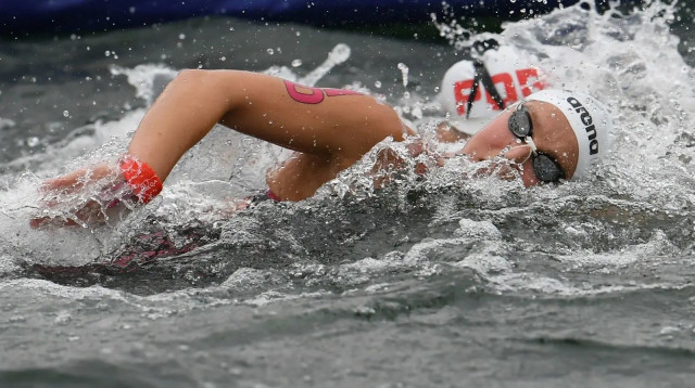 אווה פביאן, שחיינית ישראלית (צילום: אתר רשמי, פאביו צ'טי, איגוד השחייה)
