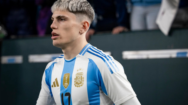 אלחנדרו גרנאצ'ו במדי נבחרת ארגנטינה (צילום: GettyImages, Ira L. Black)