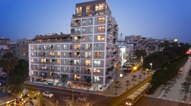 הדמיית פרויקט נוגה 1 של חברת יוסי אברהמי  (צילום: 3ddesign)