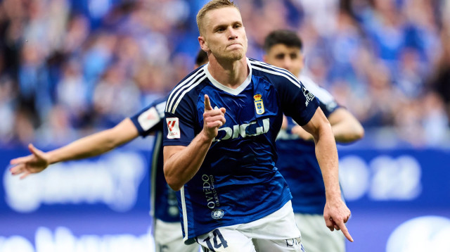 אלמאו שחקן אוביידו חוגג שער (צילום: GettyImages, Juan Manuel Serrano Arce)