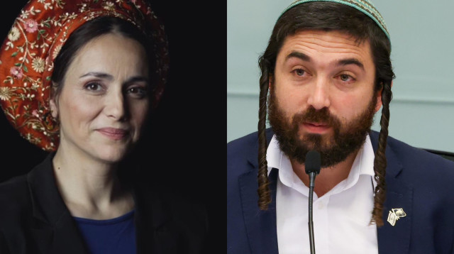 צבי סוכות, לימור סון הר מלך (צילום: נעם מושקוביץ, דוברות הכנסת. סטודיו דמקה)