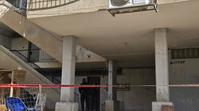 זירת האירוע בערד (צילום: ללא)