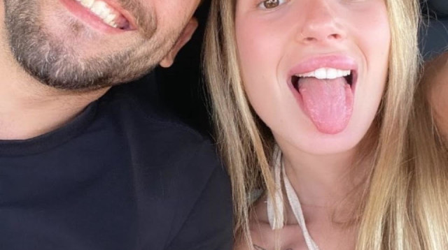 משה בן דוד וארוסתו (צילום: צילום מסך רשתות חברתיות)