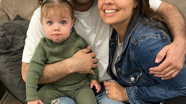 דוד שקורי ז"ל, דפנה שקורי ובתם (צילום: פרטי)