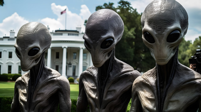 חייזרים, אילוסטרציה (צילום: אינג'אימג')