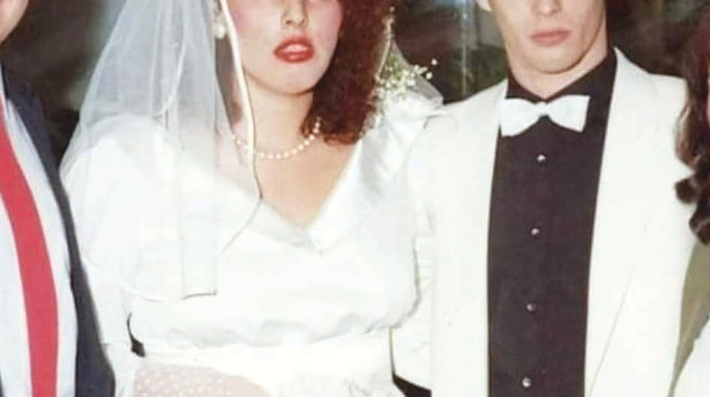 מיכל רנד ואדם בחתונתם (צילום: אלבום פרטי)