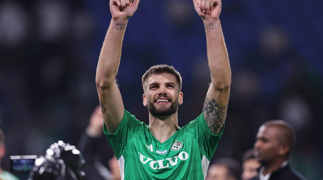 לורנצו שימיץ' שחקן מכבי חיפה (צילום: מאור אלקסלסי)