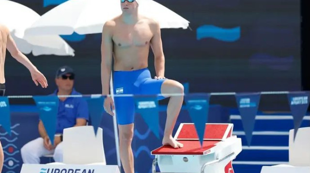 סיים במקום הרביעי הכללי. רון פולונסקי (צילום: אתר רשמי, איגוד השחייה)