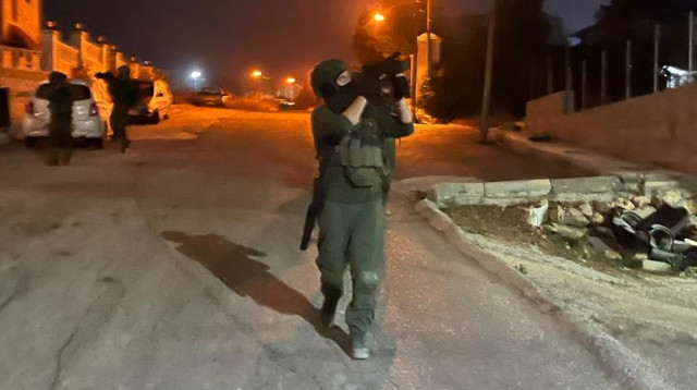 ליל מעצרים ביהודה ושומרון (צילום: אבי אשכנזי)