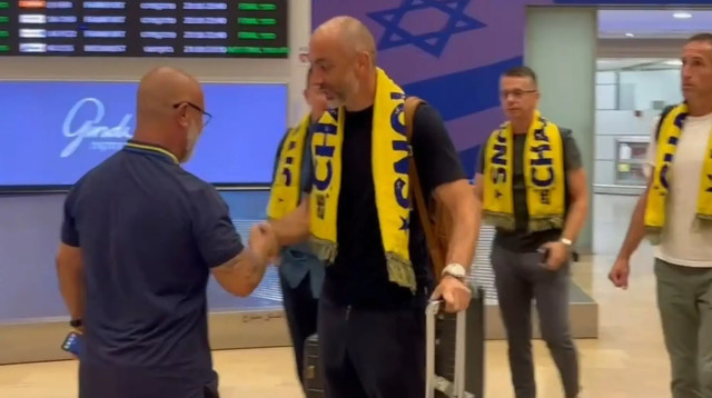 ז'רקו לאזטיץ' נוחת בישראל (צילום: צילום מסך, .)