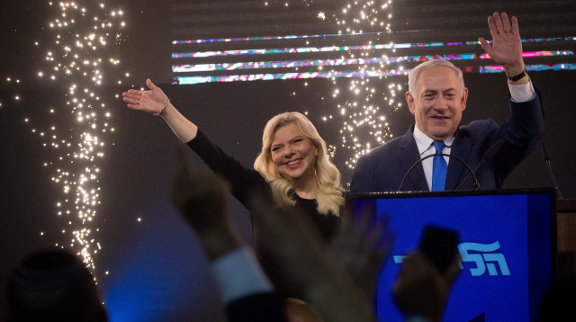 בנימין ושרה נתניהו (צילום: Yonatan Sindel/Flash90)