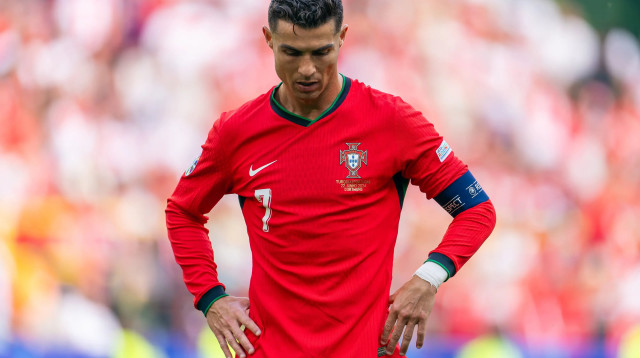 שחקן נבחרת פורטוגל, כריסטיאנו רונאלדו (צילום: GettyImages, BSR Agency)