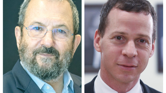 עמית סגל, אהוד ברק (צילום: מרק ישראל סלם,יוסי אלוני)