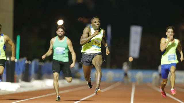 בלסינג אפריפה, אצן ישראלי (צילום: אתר רשמי, איגוד האתלטיקה)