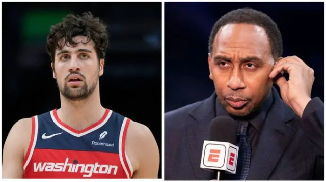 "רגע של מבוכה". אבדיה לצד סטיבן איי סמית' (צילום: עיבוד תמונה, אילוסטרציה)