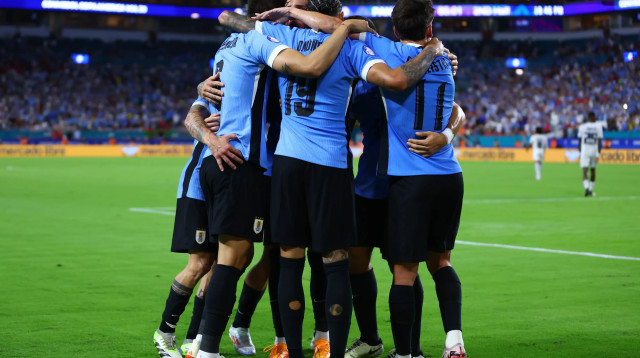 שחקני נבחרת אורוגוואי (צילום: GettyImages, Megan Briggs)