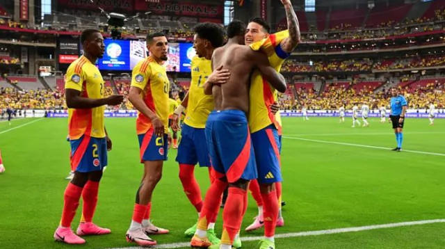 חאמס רודריגס ממשיך להיראות מצוין, קולומביה האריכה את הרצף המדהים (צילום: רויטרס)