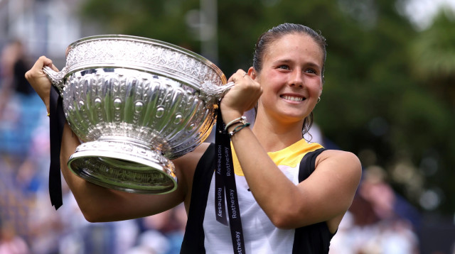 דריה קסאטקינה טניסאית רוסייה, זוכת טורניר איסטבורן (צילום: GettyImages, Charlie Crowhurst)