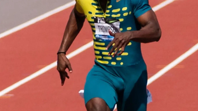 הרץ הג'מייקני קישיין תומפסון (צילום: GettyImages)