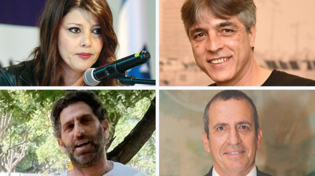 אלי אוחנה, אורלי לוי אבקסיס, אייל ולדמן, יוסי מרשק (צילום: פלאש 90,דוברות "הבית היהודי",צ'ינו,יונתן זינדל)