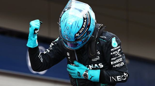 ג'ורג' ראסל נהג פורמולה 1 מרצדס (צילום: GettyImages)