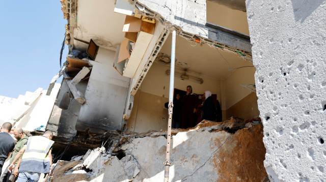 זירת התקיפה בטול כרם (צילום: REUTERS/Raneen Sawafta)