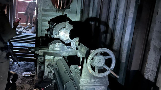 אתר ייצור הרקטות של הג'יאהד האיסלמי  (צילום: דובר צה"ל)