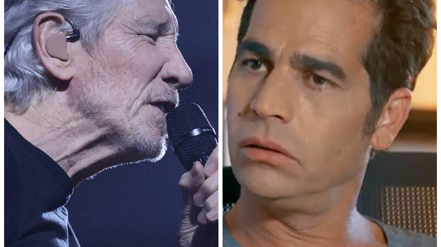 אביב גפן, רוג'ר ווטרס (צילום: צילום מסך קשת 12, רויטרס)