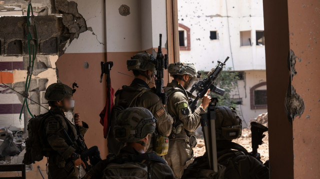 כוחות צה"ל ברצועת עזה - מלחמת חרבות ברזל (צילום: דובר צה"ל)