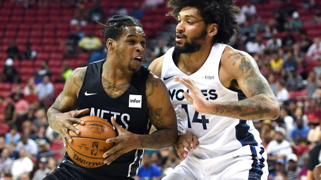 אחמד היל במדי ברוקלין נטס בליגת הקיץ (צילום: אתר רשמי, Ethan Miller)