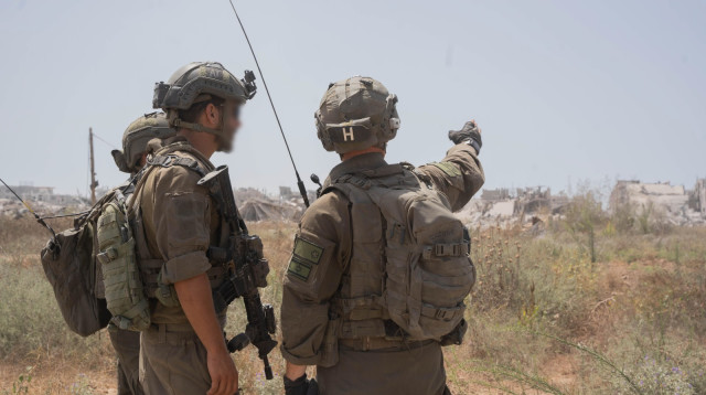 כוחות צה"ל ברצועת עזה - מלחמת חרבות ברזל (צילום: דובר צה"ל)