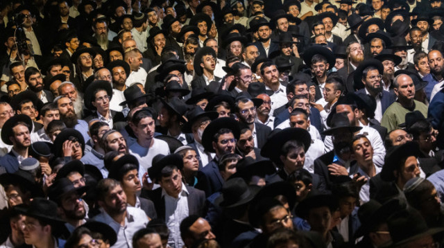 לווית הרב יהודה דרעי (צילום: חיים גולדברג, פלאש 90)