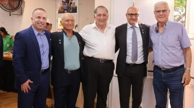 "זכיתי לייצג את ישראל". אברהם קליין בערב ההוקרה והקרנת הסרט (צילום: .)